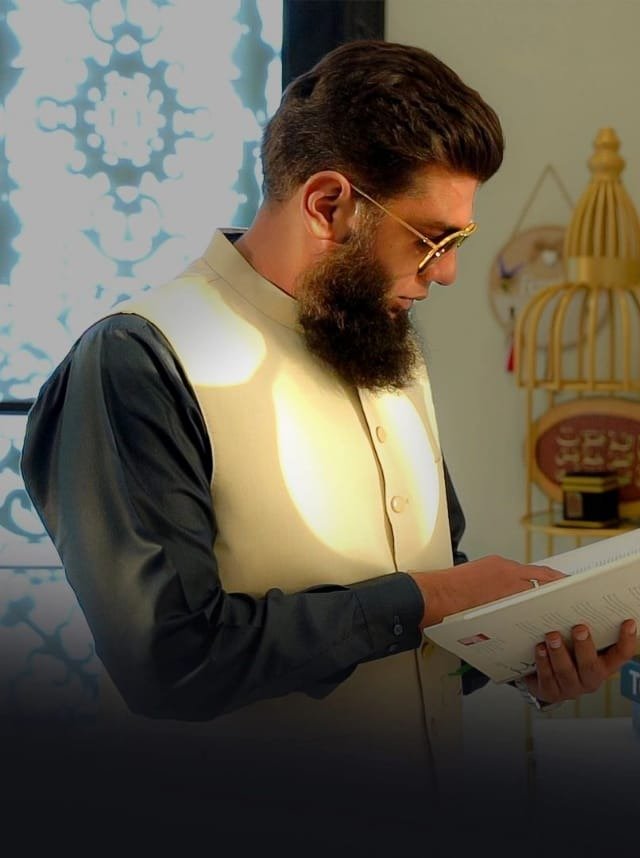 Haider Janjua in his office